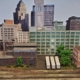 close up of one of the models that shows downtown Baltimore