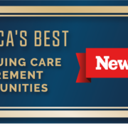 horizontal Newsweek & Statista graphic for America’s Best continuing care retirement communities for 2024